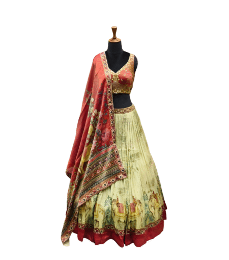 BEAUTIFUL PRINTED LEHENGA