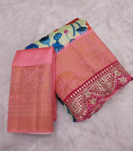 Soft Dola Silk Saree with Blouse