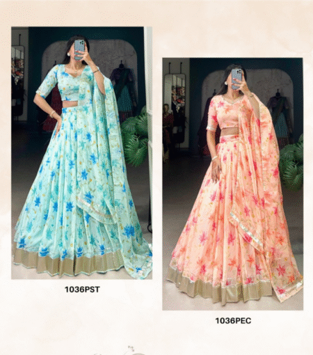 Tabby Silk Lehenga