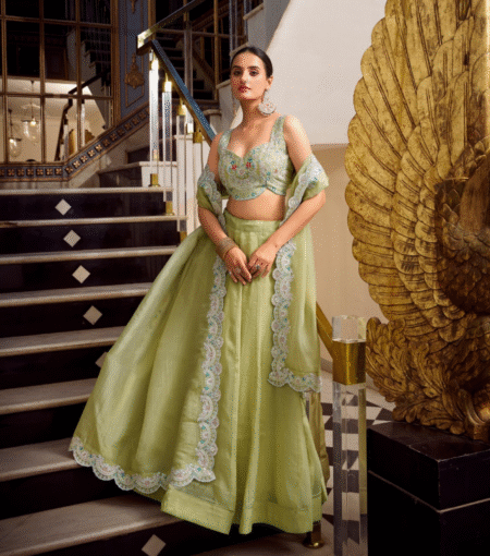 Gold Crush Lehenga