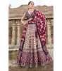 Hot Pink Printed Lehenga