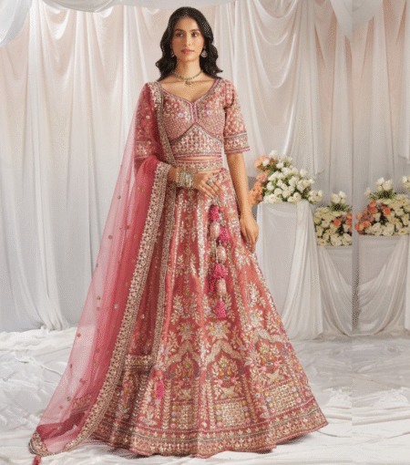 Royal Gotapatti & Moti embroidery Lehenga